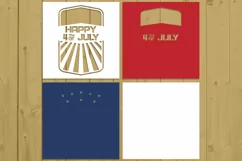 4th of July Layered Papercut 9 Svg Eps Ai Png Pdf Product Image 2