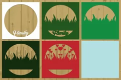 Family Layered Papercut 3 svg eps png ai pdf Product Image 2