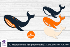 papercut-laser cutting-paper cut-3d layered-fish-whale-whale papercut file-ocean-sea