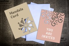 papercut mandala cards on vintage paper
