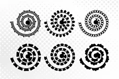 Rolled Paper Flowers SVG. Rolled Roses SVG. Paper Flower SVG Product Image 2