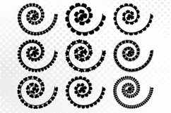 Paper Flower SVG. Rolled Paper Flowers SVG. Rolled Roses SVG Product Image 2