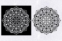 Papercut Mandala SVG, Simple Mandala Cut File, Mandala SVG Product Image 2