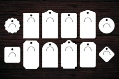 Papercut Keychain Holder Display Cards SVG | Keychain Holder Product Image 1