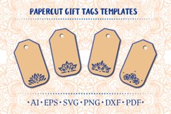 Papercut gift tags set Product Image 1