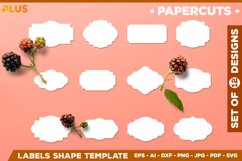 Label Shapes Template SVG | Labels Design | Label Shapes SVG Product Image 1