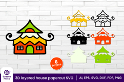 papercut-whimsical-3d svg-3d layered-cute house svg-hut svg-home-house papercut file