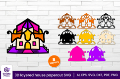 papercut-whimsical-3d svg-3d layered-cute house svg-hut svg-home-house papercut file