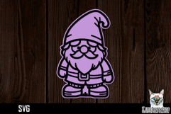Gnome SVG, layered papercut svg cut file Product Image 1