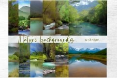 Nature Watercolor Backgrounds Product Image 1