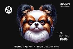papillon clipart, papillon png, dog clipart, dog png, sublimation design, cute dog design, pet clipart, animal png, dog lover gift, printable clipart