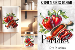 Kitchen Spices Stickers, Botanical Herbs and Spices PNG Product Image 1