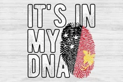 It's in my DNA Papua New Guinea Flag Fingerprint PNG Product Image 1