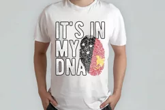 It's in my DNA Papua New Guinea Flag Fingerprint PNG Product Image 2