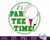 Golf Svg, Round Sports Sign Png, Par Tee Time Product Image 2
