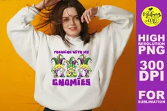 Parading with my gnomies png, mardi gras sublimation Product Image 2