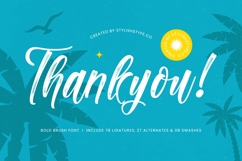 Paradise Holistay - Bold Brush Font Product Image 20