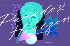 Paradox Horizon - Modern Script Font Product Image 1