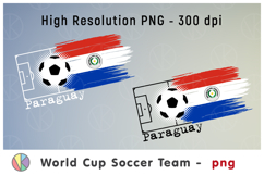 Paraguay National Soccer Team Flag. World Cup 2026 Product Image 1