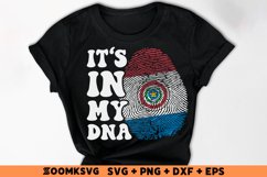 It's in my DNA Paraguay Flag Fingerprint Sublimation Product Image 2