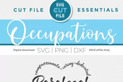 Create adorable tote bags and shirts with your Silhouette machine with this Paralegal svg file!