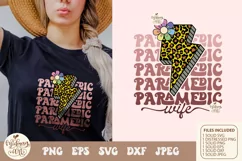 Paramedic wife png svg, leopard sublimation designs Product Image 2