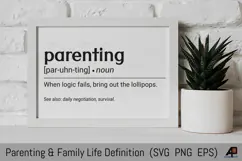 Funny Parenting & Family Life Definition SVG Collection Product Image 4