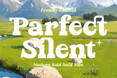 Parfect Silent - Modern Bold Serif Font Product Image 1