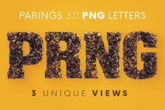 Parings 3D Lettering Product Image 1