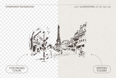 Paris Street Scene Sketches Product Image 2