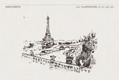 Paris Street Scene Sketches Product Image 3