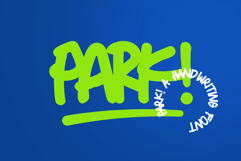 Park - A Bold Handwriting Font Product Image 1