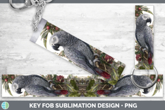 GorgeousParrot Botanicals Key Fob design.