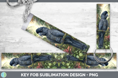 GorgeousParrot Botanicals Key Fob design.