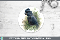 GorgeousParrot Botanicals Keychain design.