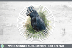 GorgeousParrot Botanicals Wind Spinner design.