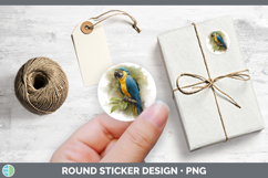 GorgeousParrot Botanicals Stickers design.