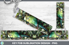 GorgeousParrot Botanicals Key Fob design.