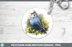 GorgeousParrot Botanicals Keychain design.