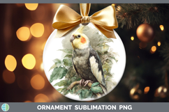 GorgeousParrot Botanicals Ornament design.