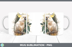 GorgeousParrot Botanicals Mug Wrap design.