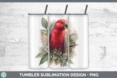 GorgeousParrot Botanicals Tumbler design.