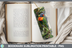 GorgeousParrot Botanicals Bookmark design.
