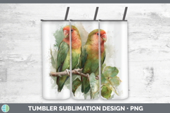 GorgeousParrot Botanicals Tumbler design.