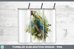 GorgeousParrot Botanicals Tumbler design.