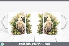 GorgeousParrot Botanicals Mug Wrap design.