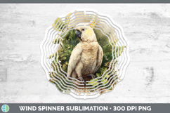 GorgeousParrot Botanicals Wind Spinner design.