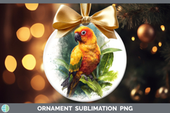 GorgeousParrot Botanicals Ornament design.