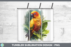 GorgeousParrot Botanicals Tumbler design.