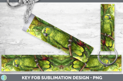 GorgeousParrot Botanicals Key Fob design.